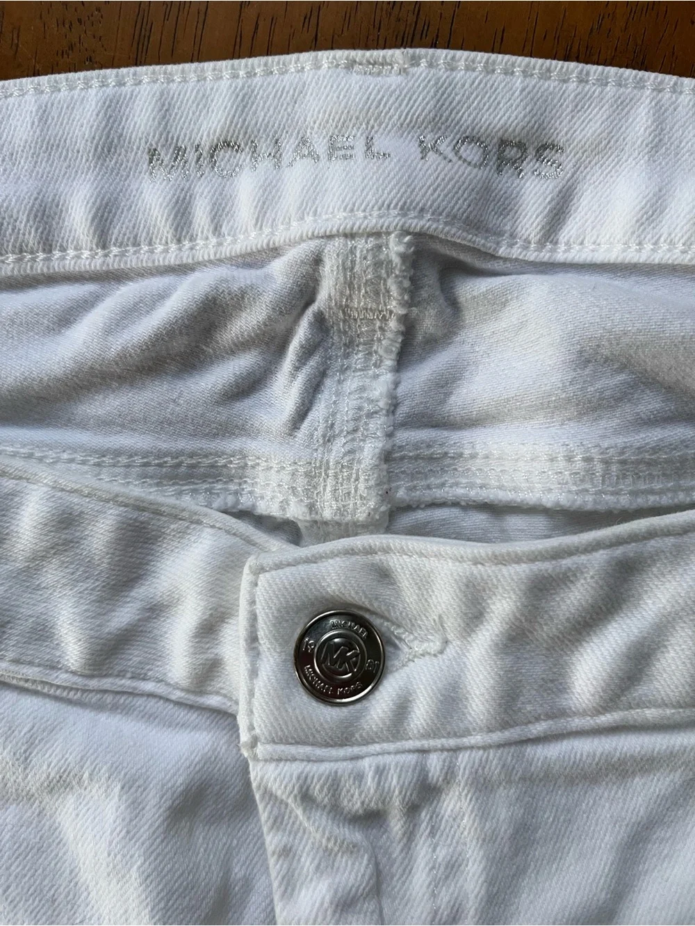 Michael Kors White Ankle Crop Jeans